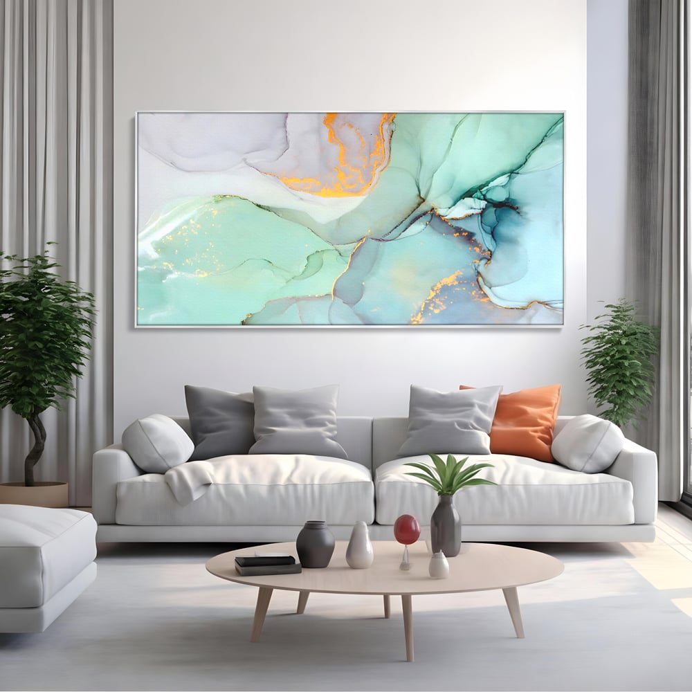 Tablou Canvas Premium LuxCanva® C1216, Colored Marble , Relaxare, Living Room, Culori Vibrante