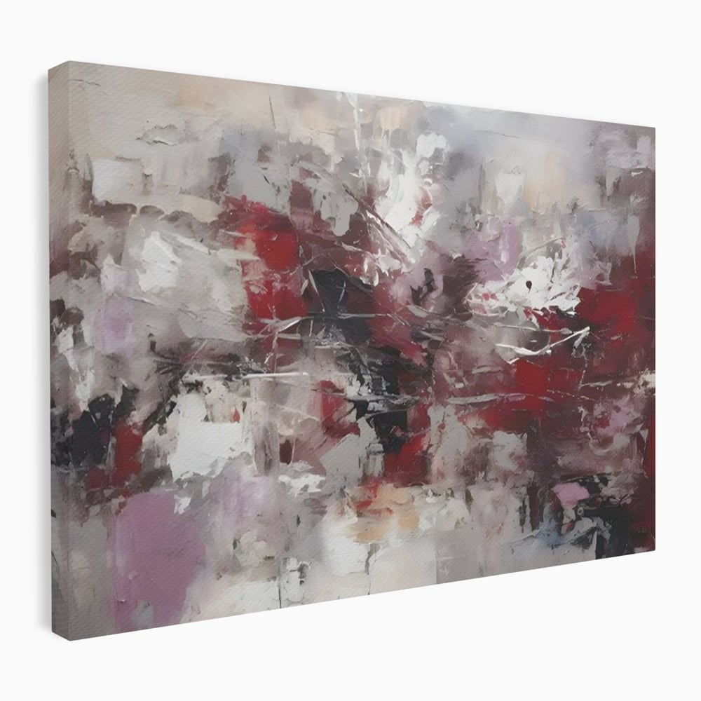 Tablou Canvas Premium LuxCanva® C1221, Pete De Culoare Tablou Abstract , Relaxare, Living Room, Culori Vibrante