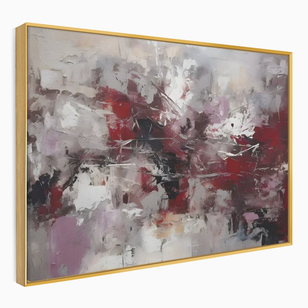 Tablou Canvas Premium LuxCanva® C1221, Pete De Culoare Tablou Abstract , Relaxare, Living Room, Culori Vibrante