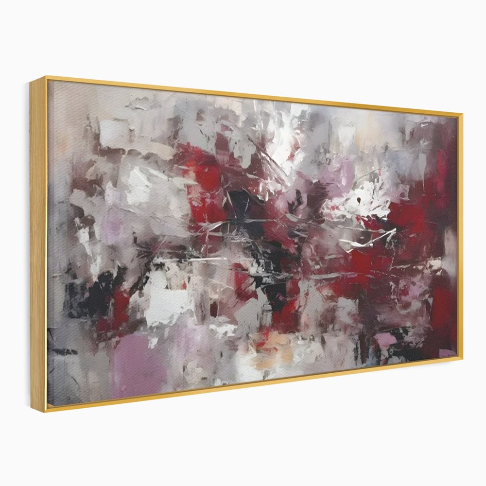 Tablou Canvas Premium LuxCanva® C1221, Pete De Culoare Tablou Abstract , Relaxare, Living Room, Culori Vibrante