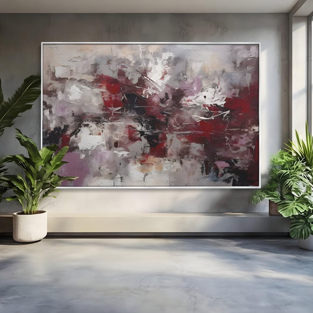 Tablou Canvas Premium LuxCanva® C1221, Pete De Culoare Tablou Abstract , Relaxare, Living Room, Culori Vibrante
