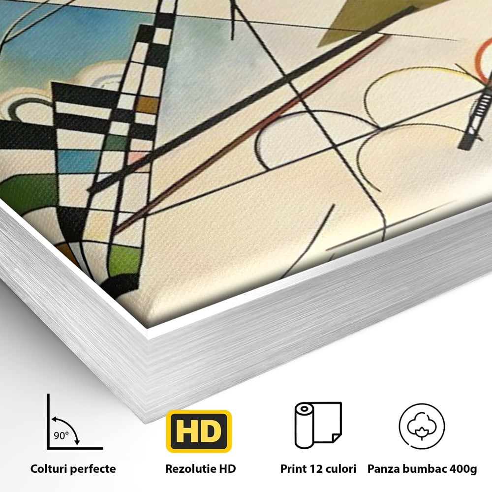 Tablou Canvas Premium LuxCanva® C1224, Abstract Paint , Relaxare, Living Room, Culori Vibrante