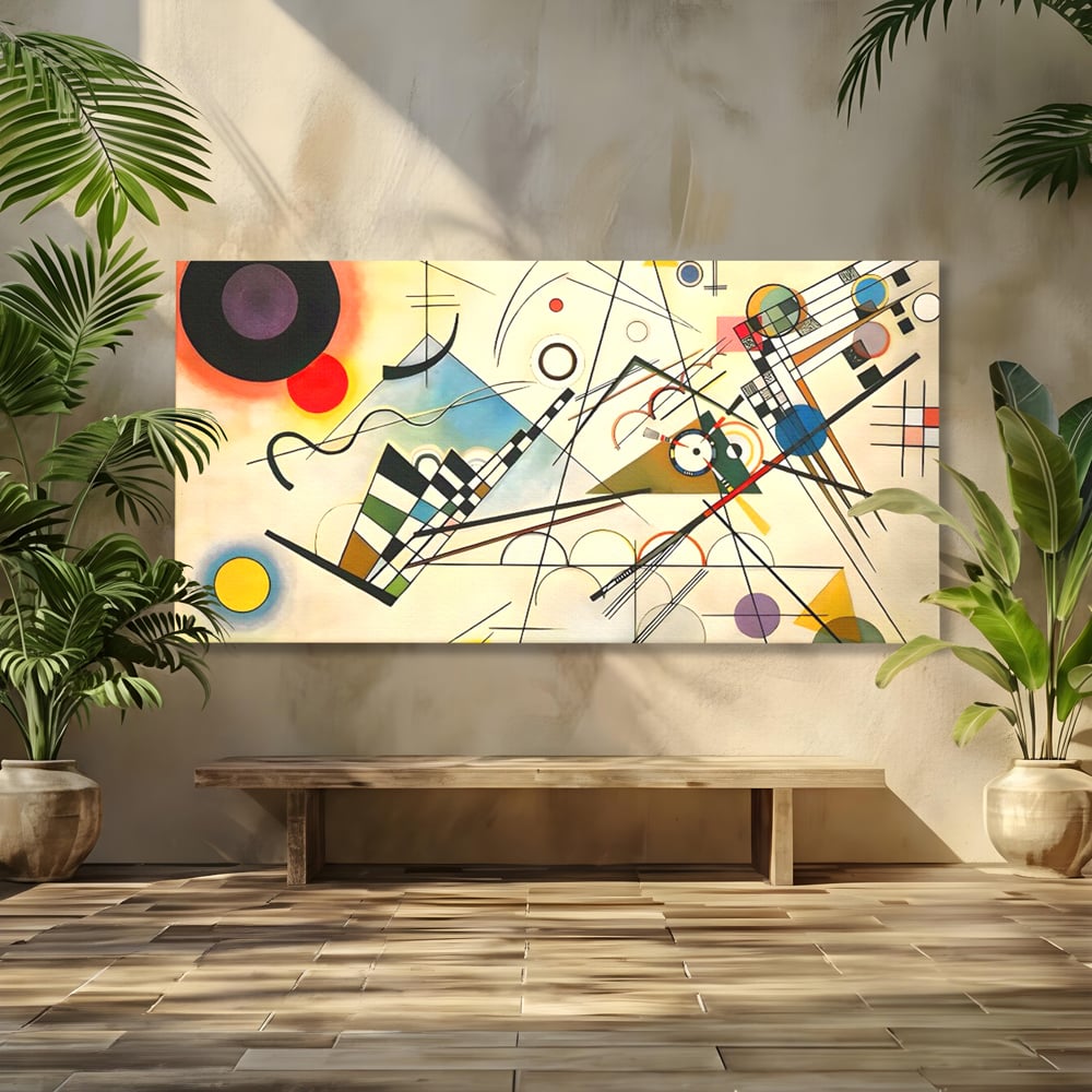 Tablou Canvas Premium LuxCanva® C1224, Abstract Paint , Relaxare, Living Room, Culori Vibrante