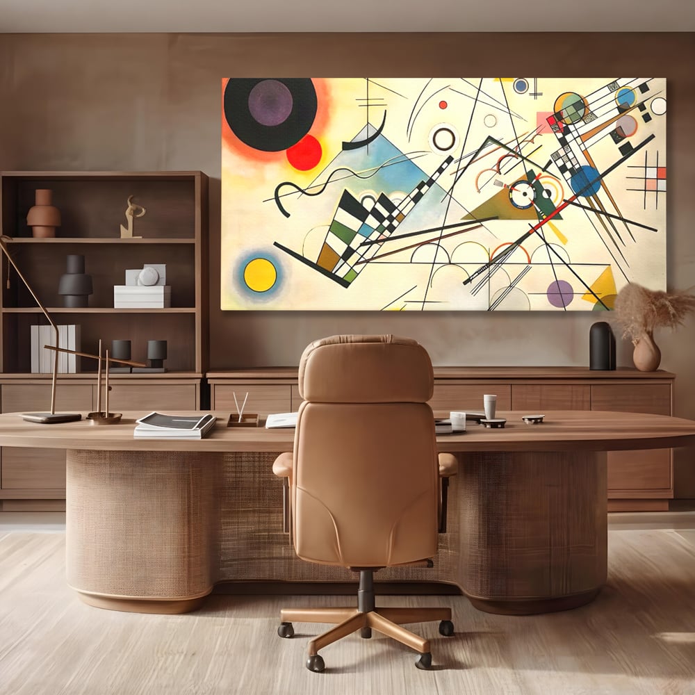 Tablou Canvas Premium LuxCanva® C1224, Abstract Paint , Relaxare, Living Room, Culori Vibrante
