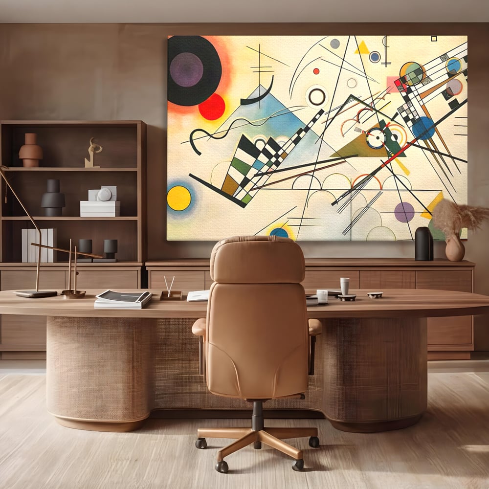 Tablou Canvas Premium LuxCanva® C1224, Abstract Paint , Relaxare, Living Room, Culori Vibrante