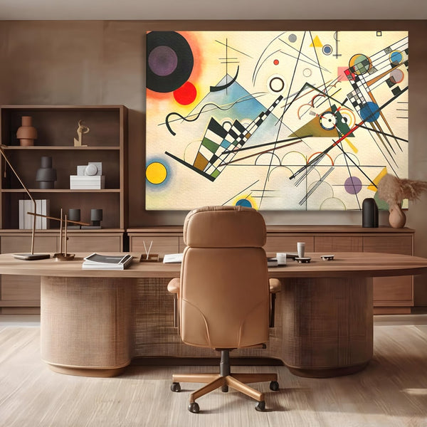 Tablou Canvas Premium LuxCanva® C1224, Abstract Paint , Relaxare, Living Room, Culori Vibrante