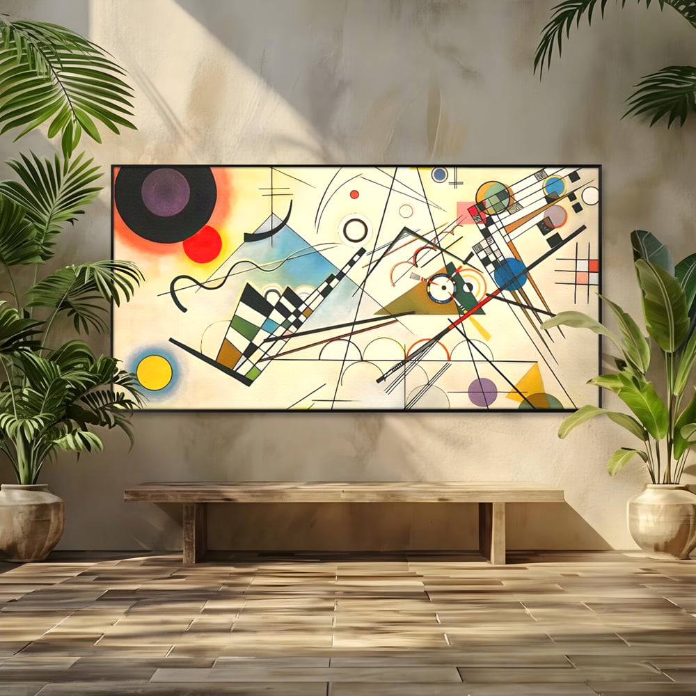 Tablou Canvas Premium LuxCanva® C1224, Abstract Paint , Relaxare, Living Room, Culori Vibrante