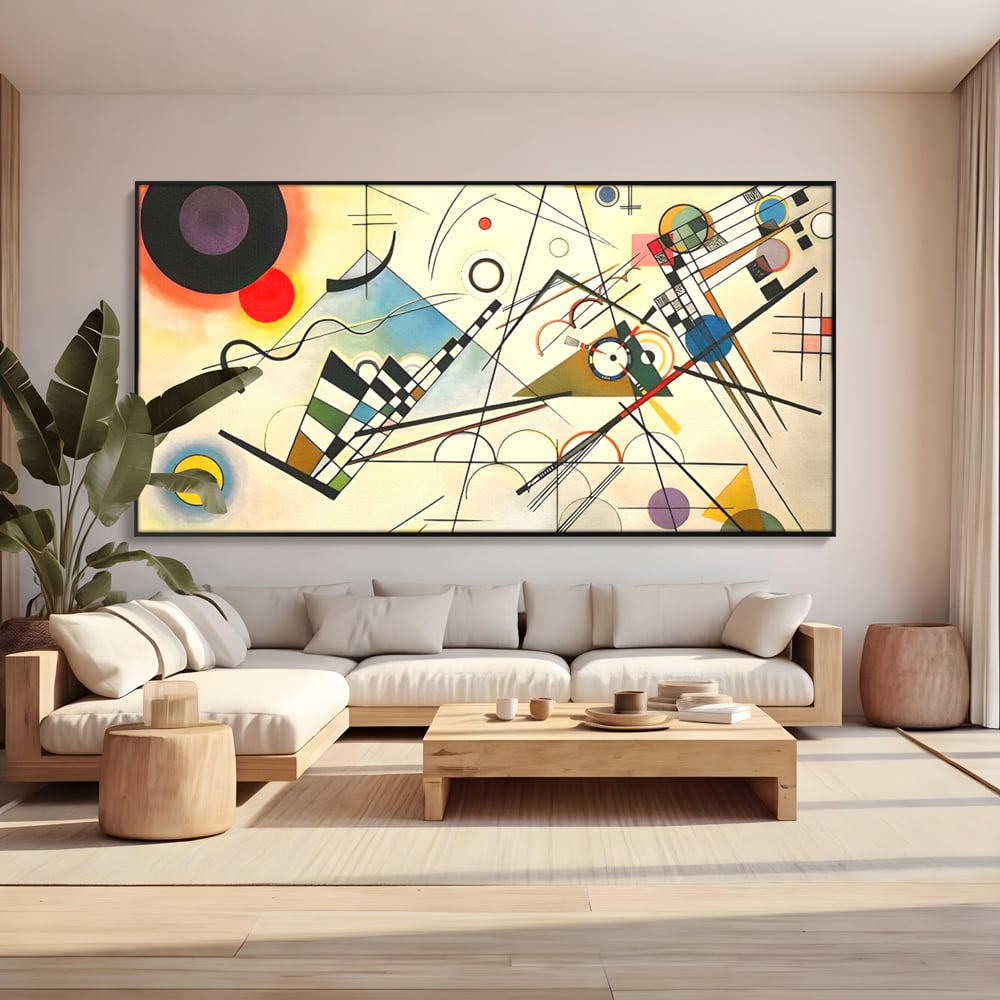 Tablou Canvas Premium LuxCanva® C1224, Abstract Paint , Relaxare, Living Room, Culori Vibrante