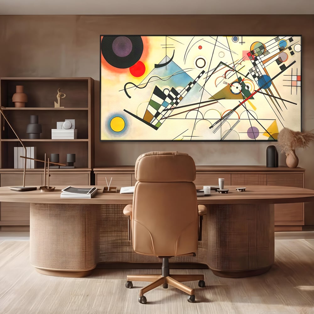 Tablou Canvas Premium LuxCanva® C1224, Abstract Paint , Relaxare, Living Room, Culori Vibrante