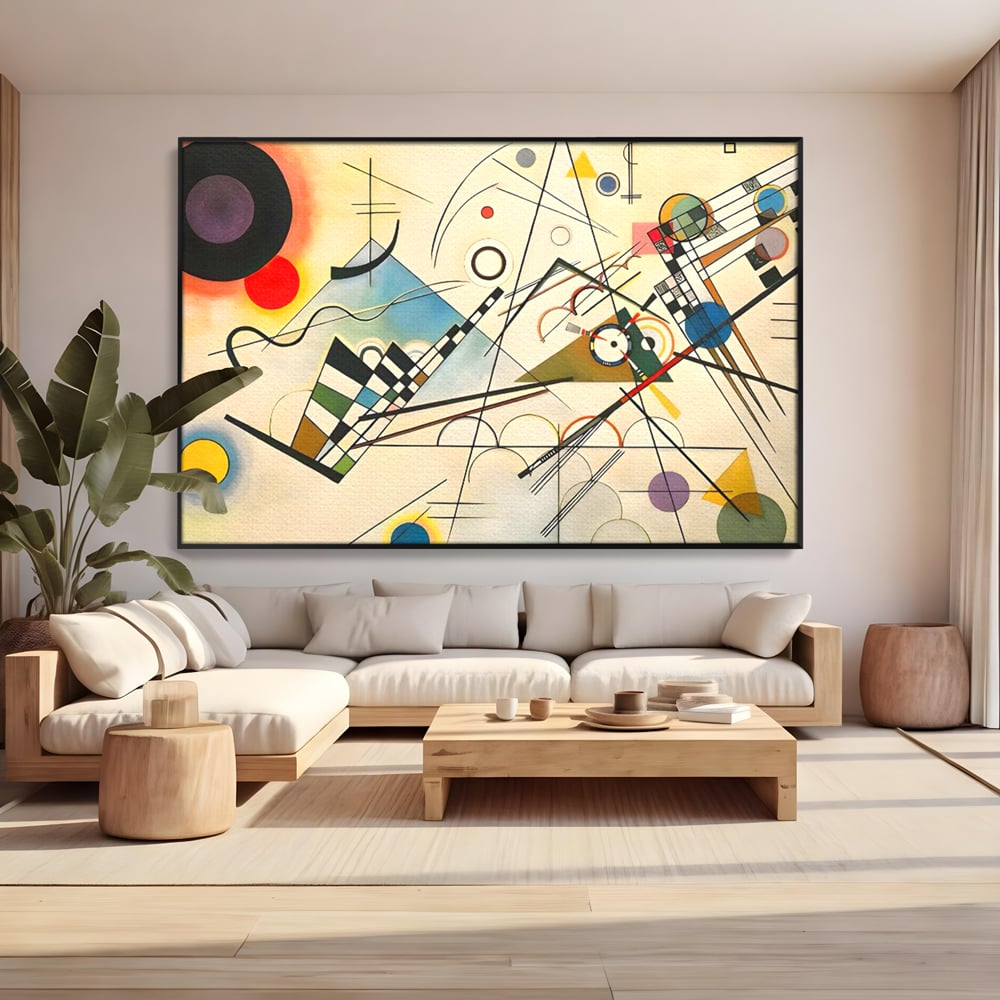 Tablou Canvas Premium LuxCanva® C1224, Abstract Paint , Relaxare, Living Room, Culori Vibrante