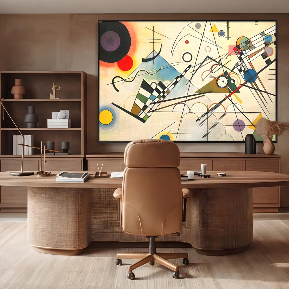 Tablou Canvas Premium LuxCanva® C1224, Abstract Paint , Relaxare, Living Room, Culori Vibrante