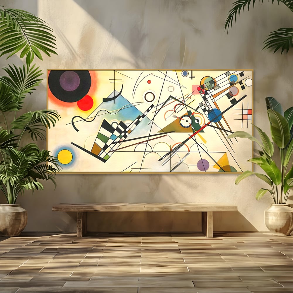 Tablou Canvas Premium LuxCanva® C1224, Abstract Paint , Relaxare, Living Room, Culori Vibrante