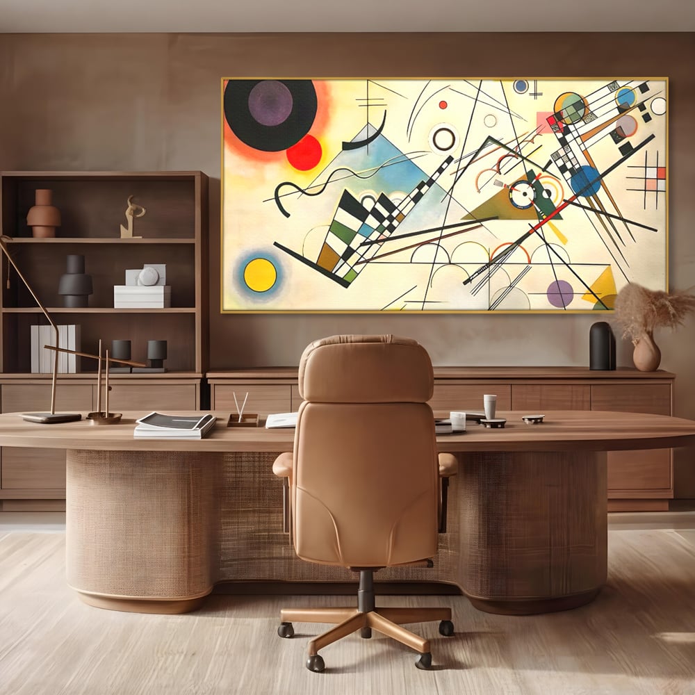 Tablou Canvas Premium LuxCanva® C1224, Abstract Paint , Relaxare, Living Room, Culori Vibrante