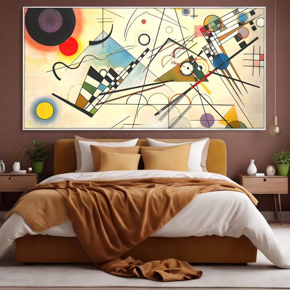 Tablou Canvas Premium LuxCanva® C1224, Abstract Paint , Relaxare, Living Room, Culori Vibrante