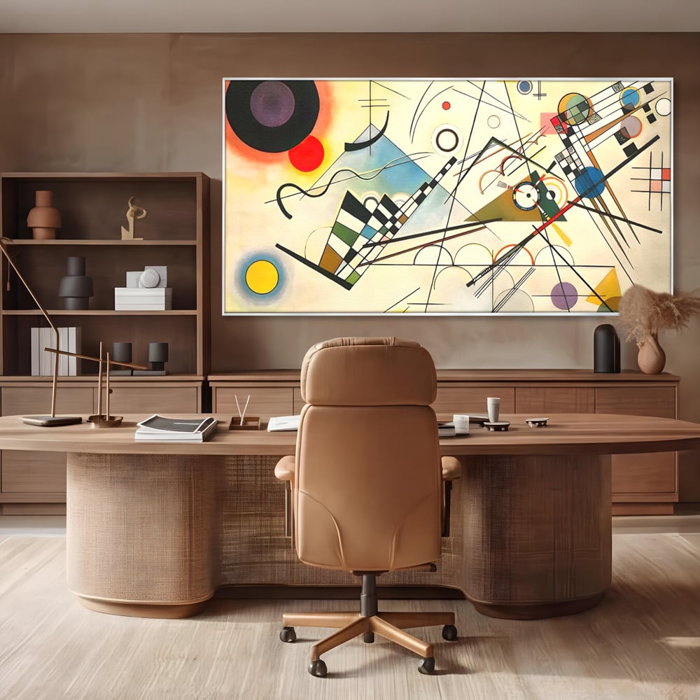 Tablou Canvas Premium LuxCanva® C1224, Abstract Paint , Relaxare, Living Room, Culori Vibrante