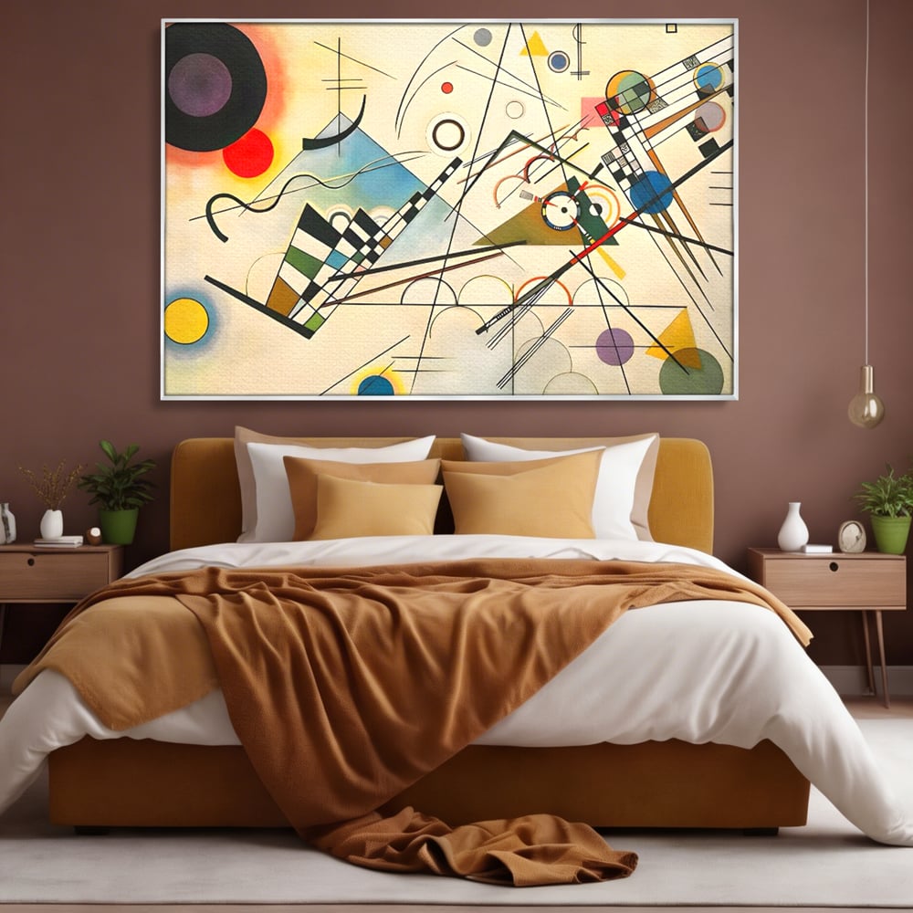 Tablou Canvas Premium LuxCanva® C1224, Abstract Paint , Relaxare, Living Room, Culori Vibrante