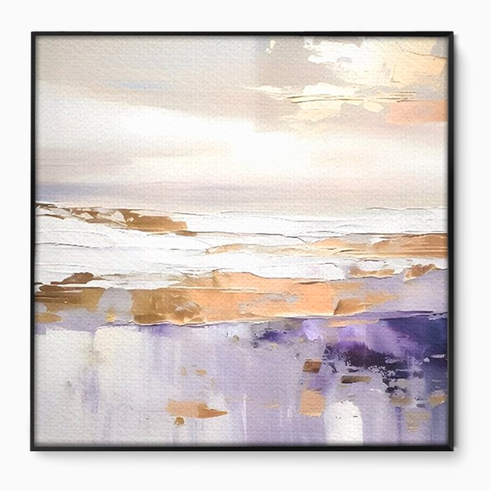 Leinwand Wandkunst Premium Canvas Wandkunst LuxCanva® C1229, Abstrakte Wellen des Meeres , Farben, Dekorativ, Wohnzimmer, Lebendige Farben