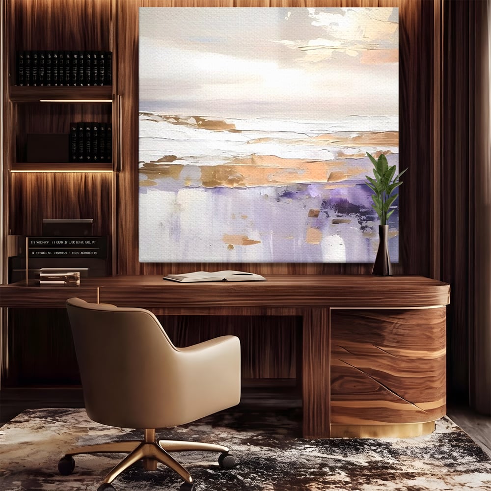 Leinwand Wandkunst Premium Canvas Wandkunst LuxCanva® C1229, Abstrakte Wellen des Meeres , Farben, Dekorativ, Wohnzimmer, Lebendige Farben