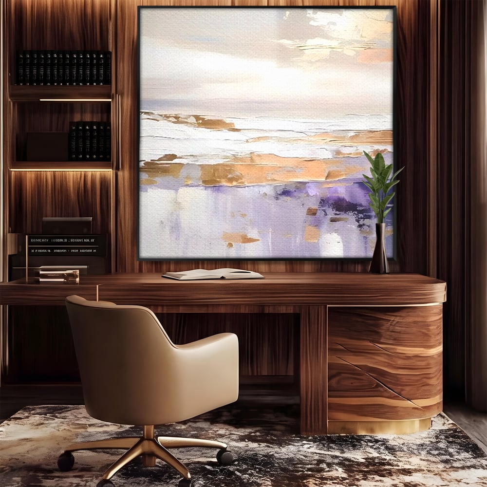Leinwand Wandkunst Premium Canvas Wandkunst LuxCanva® C1229, Abstrakte Wellen des Meeres , Farben, Dekorativ, Wohnzimmer, Lebendige Farben