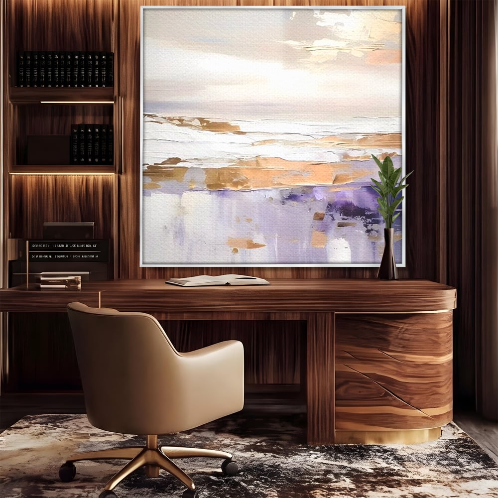 Leinwand Wandkunst Premium Canvas Wandkunst LuxCanva® C1229, Abstrakte Wellen des Meeres , Farben, Dekorativ, Wohnzimmer, Lebendige Farben