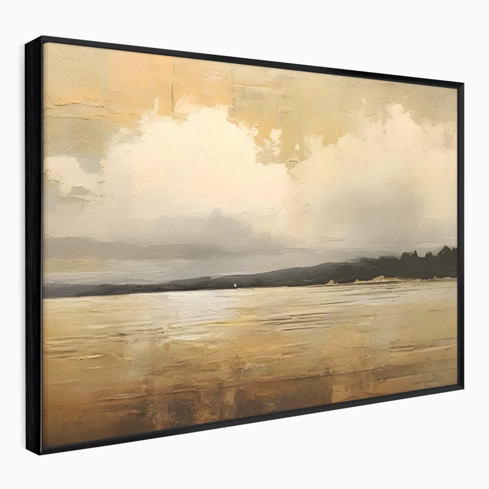 Tablou Canvas Premium LuxCanva® C1230, Sunset On The Lake , Relaxare, Living Room, Culori Vibrante