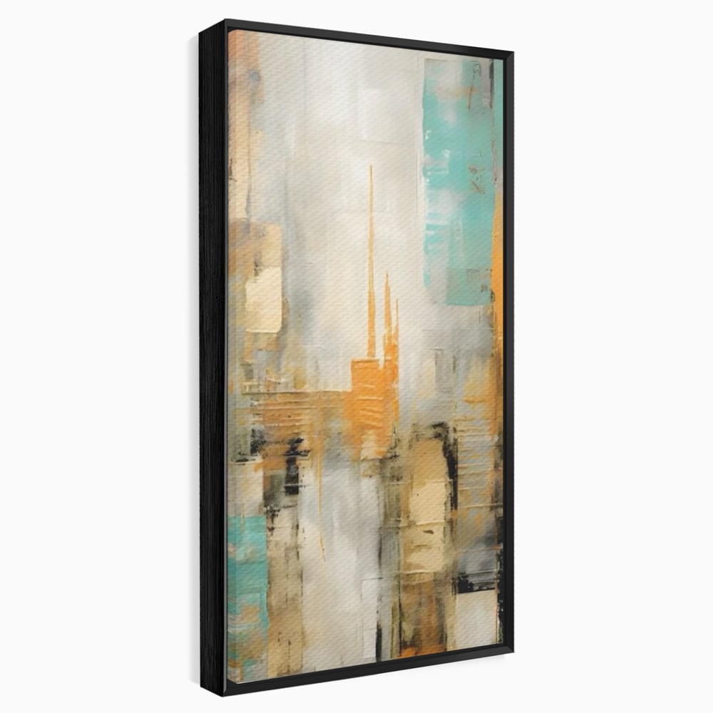 Tablou Canvas Premium LuxCanva® C1232, Abstract Colors Lanscape , Relaxare, Living Room, Culori Vibrante