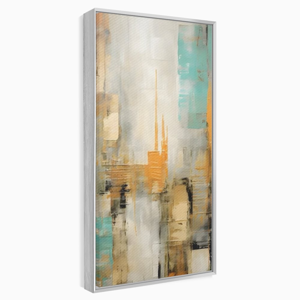 Tablou Canvas Premium LuxCanva® C1232, Abstract Colors Lanscape , Relaxare, Living Room, Culori Vibrante
