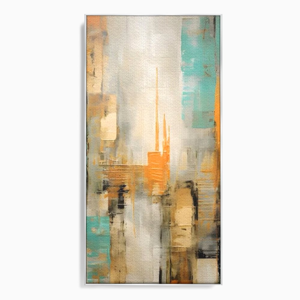 Tablou Canvas Premium LuxCanva® C1232, Abstract Colors Lanscape , Relaxare, Living Room, Culori Vibrante
