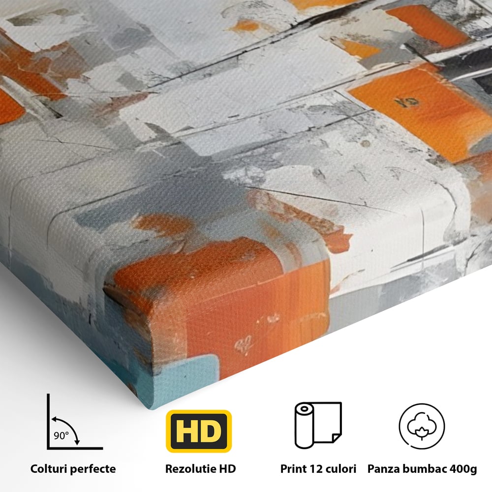 Leinwandbilder Premium LuxCanva® C1236, Abstrakt Helle Farben Malerei, Entspannend, Wohnzimmer, Lebendige Farben
