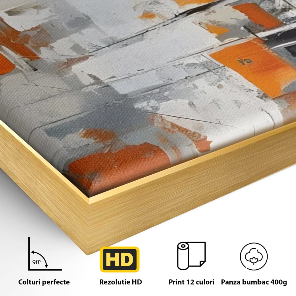Leinwandbilder Premium LuxCanva® C1236, Abstrakt Helle Farben Malerei, Entspannend, Wohnzimmer, Lebendige Farben