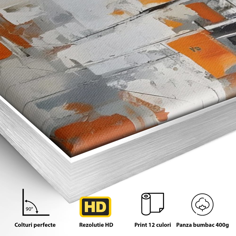 Leinwandbilder Premium LuxCanva® C1236, Abstrakt Helle Farben Malerei, Entspannend, Wohnzimmer, Lebendige Farben