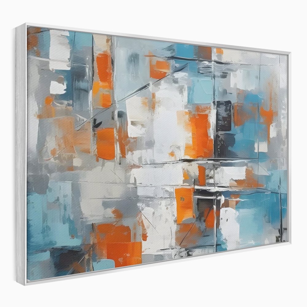 Leinwandbilder Premium LuxCanva® C1236, Abstrakt Helle Farben Malerei, Entspannend, Wohnzimmer, Lebendige Farben