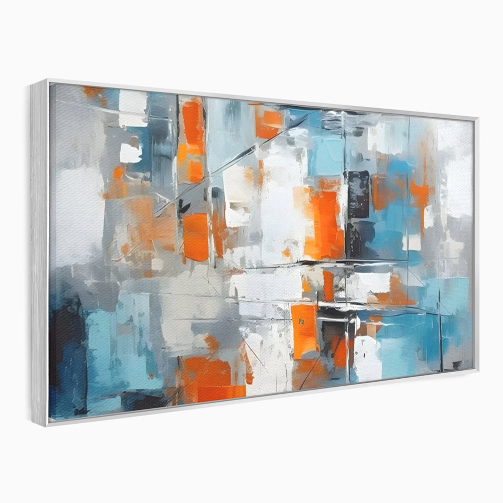 Leinwandbilder Premium LuxCanva® C1236, Abstrakt Helle Farben Malerei, Entspannend, Wohnzimmer, Lebendige Farben