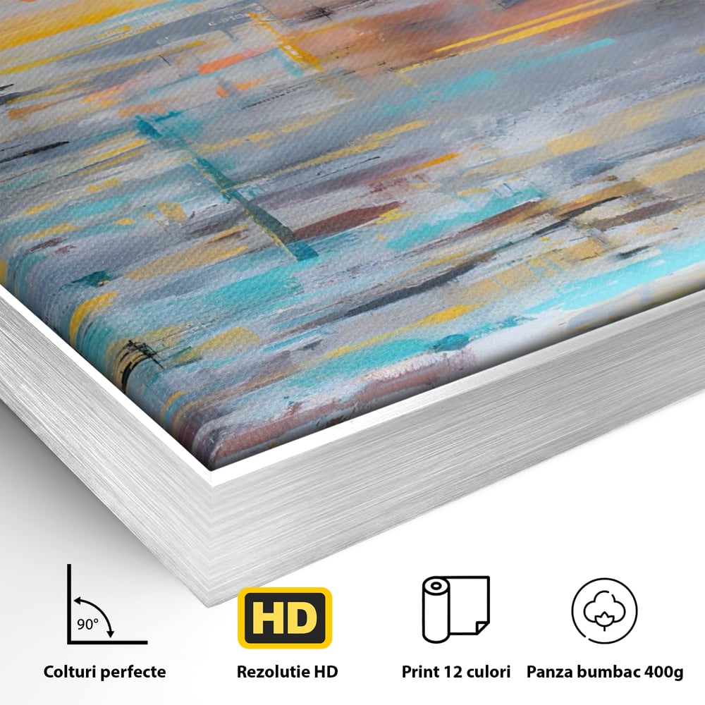 Tablou Canvas Premium LuxCanva® C1239, Luciul Apei , Relaxare, Living Room, Culori Vibrante