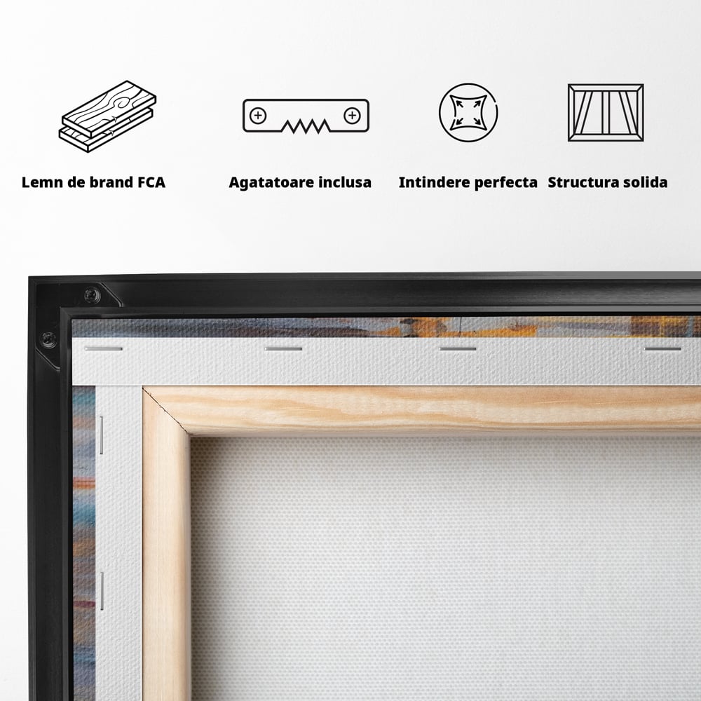 Tablou Canvas Premium LuxCanva® C1239, Luciul Apei , Relaxare, Living Room, Culori Vibrante
