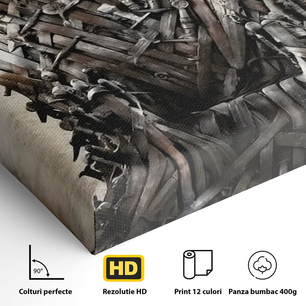 Leinwandbilder Premium, LuxCanva® C1263, Der Thron, Entspannend, Game Of Thrones, Wohnzimmer, Kräftige Farben
