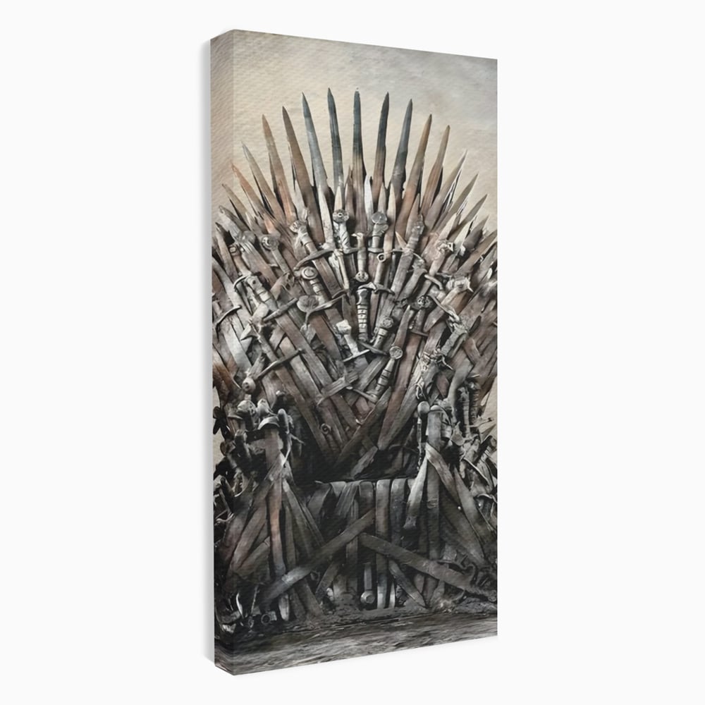 Leinwandbilder Premium, LuxCanva® C1263, Der Thron, Entspannend, Game Of Thrones, Wohnzimmer, Kräftige Farben