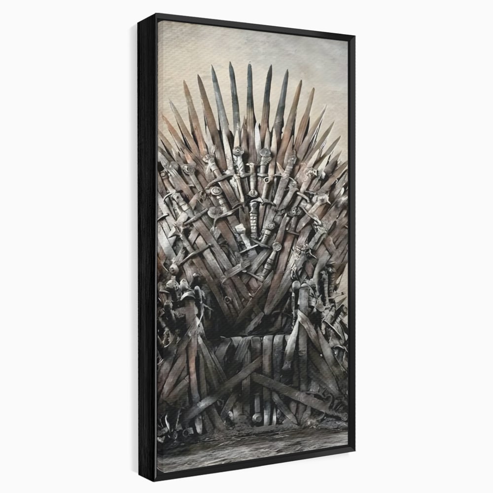 Leinwandbilder Premium, LuxCanva® C1263, Der Thron, Entspannend, Game Of Thrones, Wohnzimmer, Kräftige Farben
