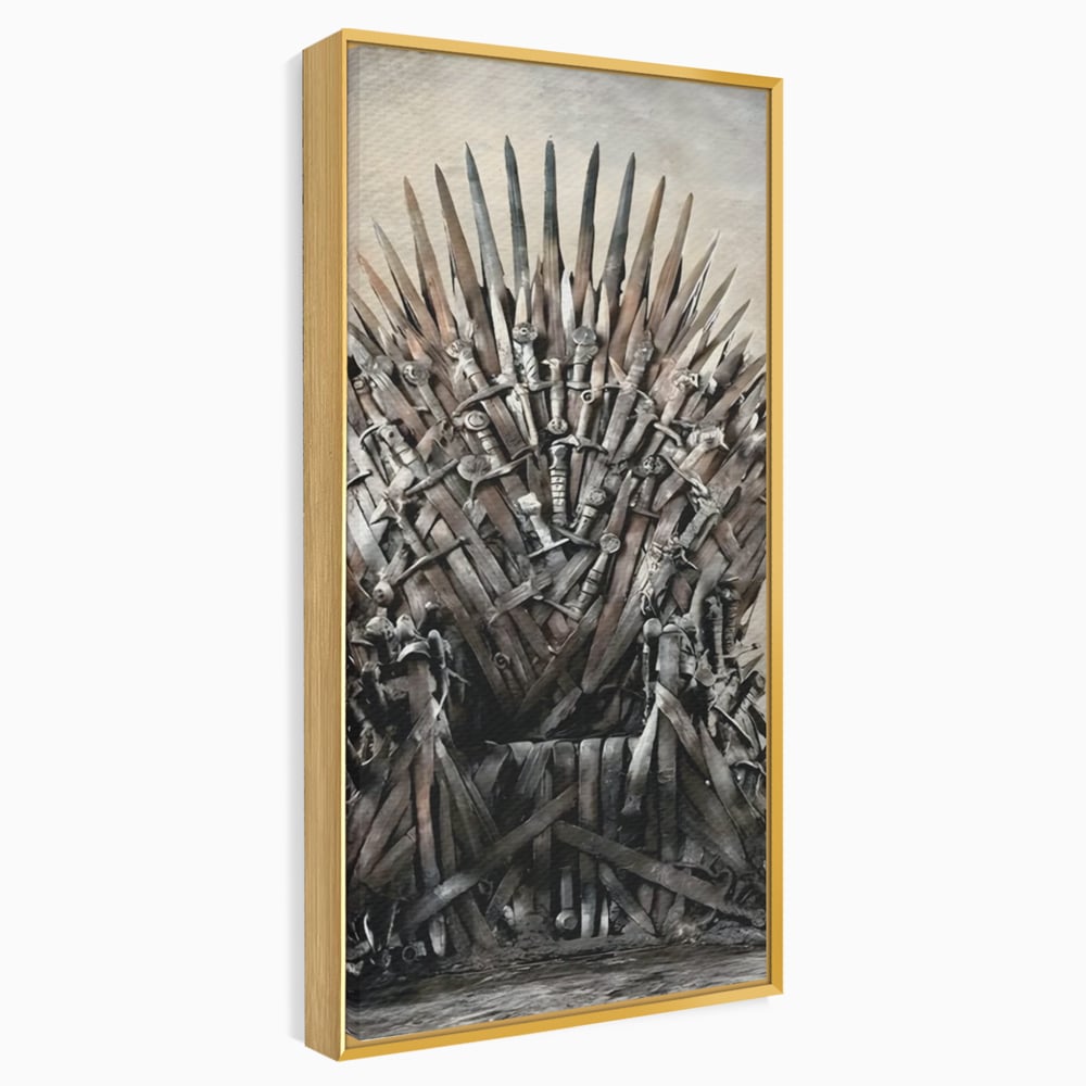 Leinwandbilder Premium, LuxCanva® C1263, Der Thron, Entspannend, Game Of Thrones, Wohnzimmer, Kräftige Farben
