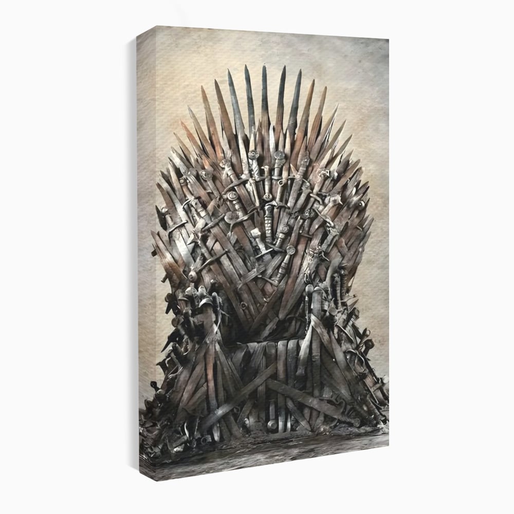 Leinwandbilder Premium, LuxCanva® C1263, Der Thron, Entspannend, Game Of Thrones, Wohnzimmer, Kräftige Farben