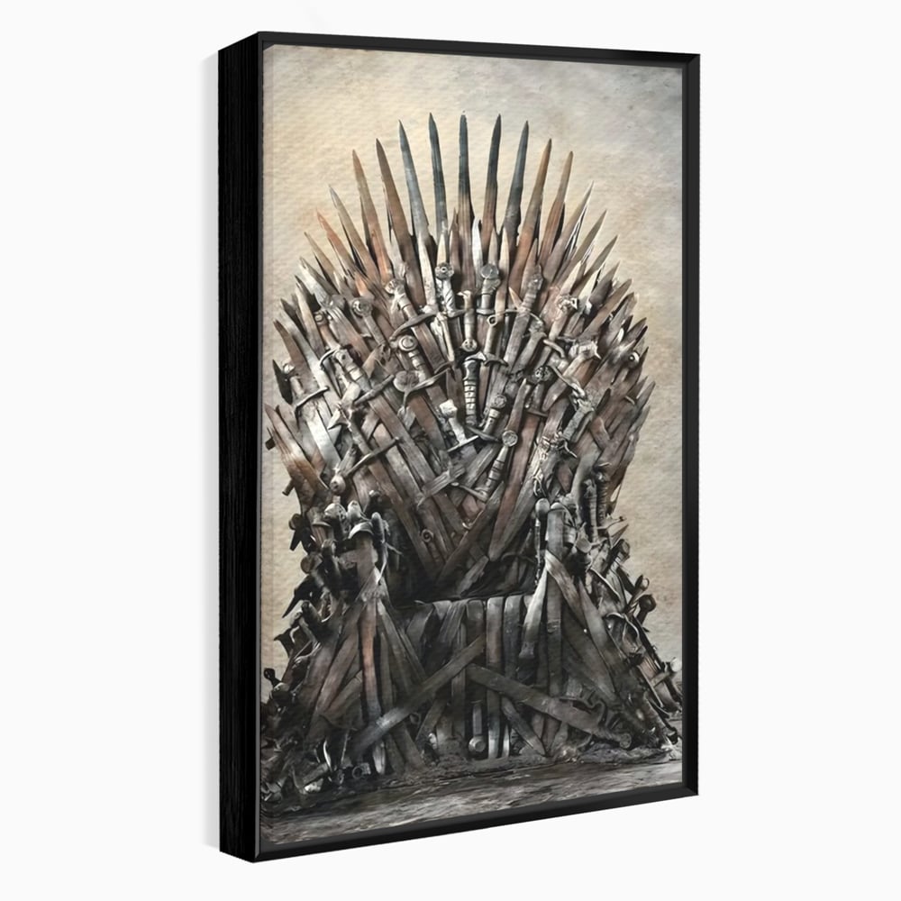 Leinwandbilder Premium, LuxCanva® C1263, Der Thron, Entspannend, Game Of Thrones, Wohnzimmer, Kräftige Farben