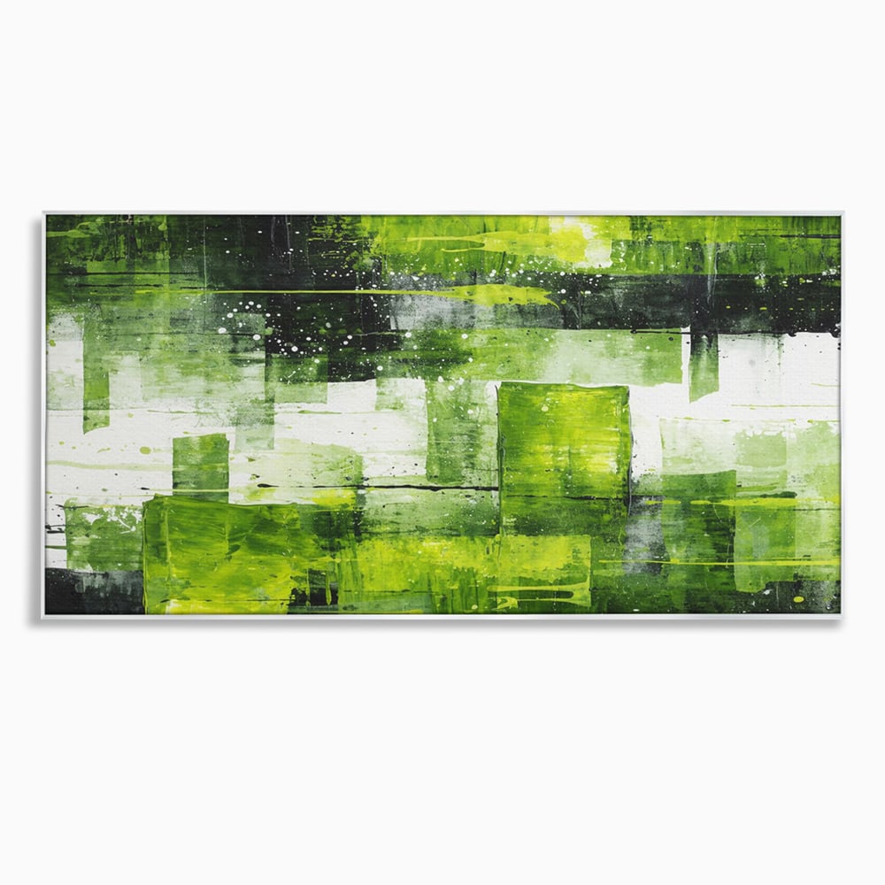 Tablou Canvas Premium, LuxCanva® C1273, Puls vegetal, Geometrie, Verde, Organic, Armonie, Peisaj, Straturi, Prospetime, Abstract, Textura, Minimalism, Liniste, Spa, Birou, Living, Dormitor