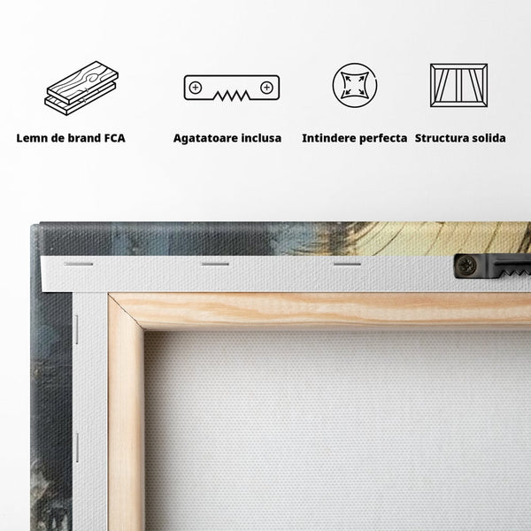 Leinwand Premium Canvas Wall Art, LuxCanva® C1297, Golden Gate, Abstrakt, Gold, Schwarz, Spirale, Zentrum, Universum, Kreis, Schwelle, Schwerkraft, Schwelle, Heilig, Topographie, Kreise, Kreise, Architekturen, Büro, Wohnen, Schlafzimmer