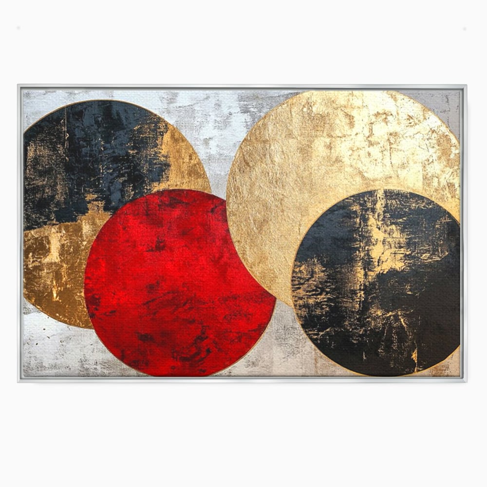 Tablou Canvas Premium, LuxCanva® C1308, Inceput Fara Sfarsit, Geometrie, Culori, Abstract, Auriu, Cosmos, Forma, Rugaciune, Ritual, Tensiune, Suprapuneri, Forma, Stare, Birou, Living, Dormitor