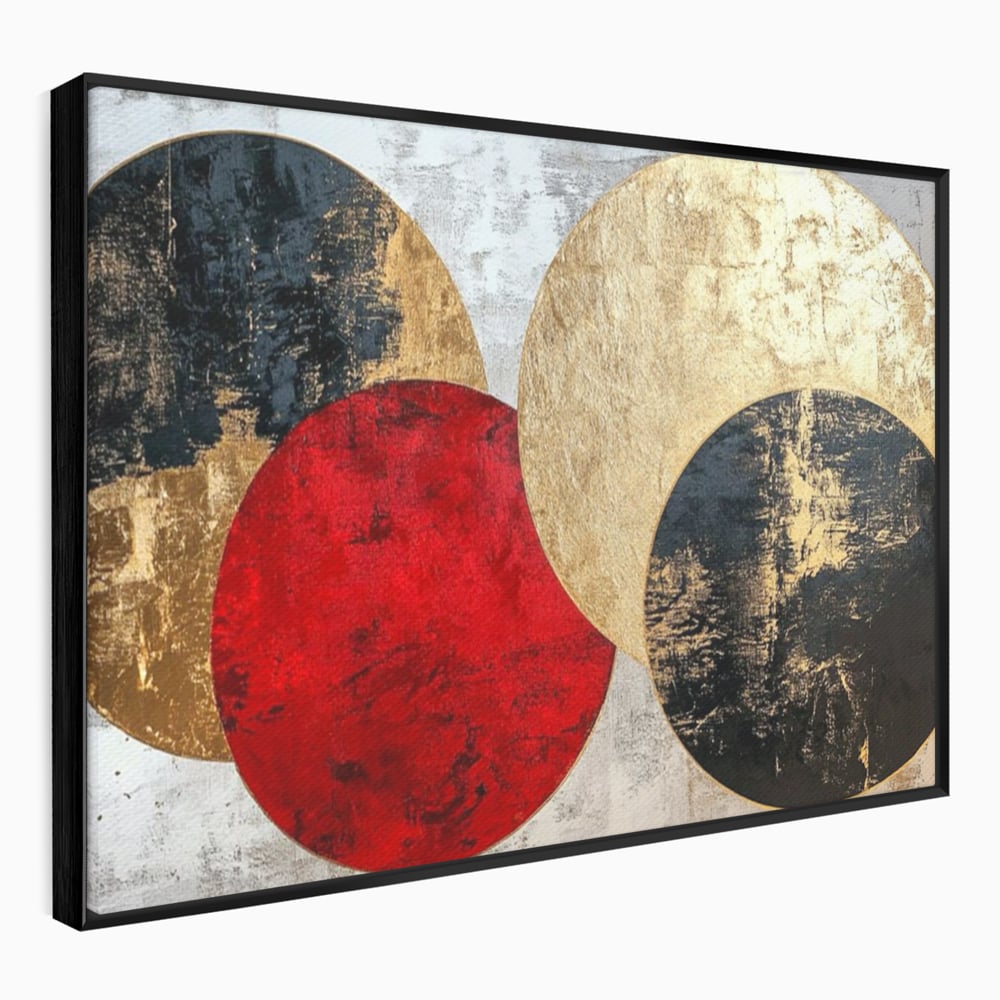 Tablou Canvas Premium, LuxCanva® C1308, Inceput Fara Sfarsit, Geometrie, Culori, Abstract, Auriu, Cosmos, Forma, Rugaciune, Ritual, Tensiune, Suprapuneri, Forma, Stare, Birou, Living, Dormitor