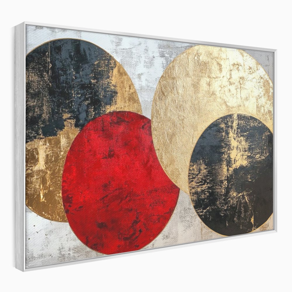Tablou Canvas Premium, LuxCanva® C1308, Inceput Fara Sfarsit, Geometrie, Culori, Abstract, Auriu, Cosmos, Forma, Rugaciune, Ritual, Tensiune, Suprapuneri, Forma, Stare, Birou, Living, Dormitor