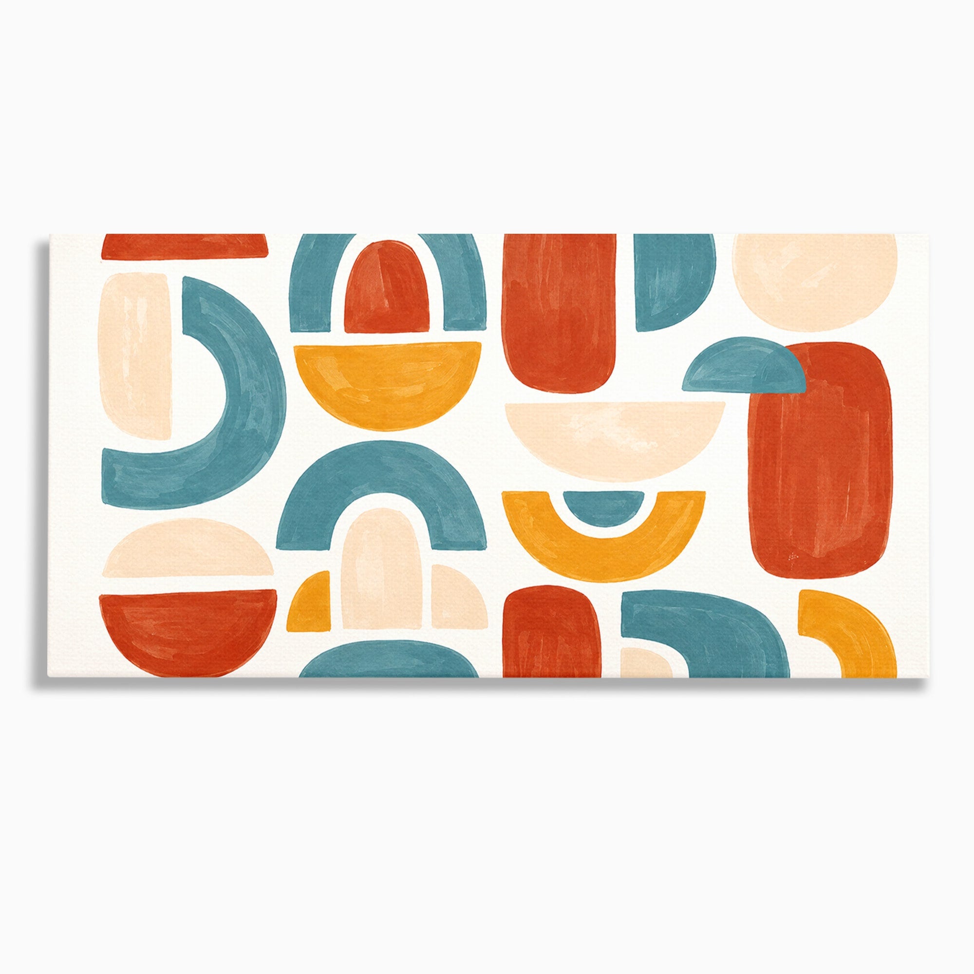 Tablou Canvas Premium LuxCanva® C1319, Forme Abstracte Colorate, Abstract, Forme Geometrice, Modern, Arta, Birou, Culori Vibrante