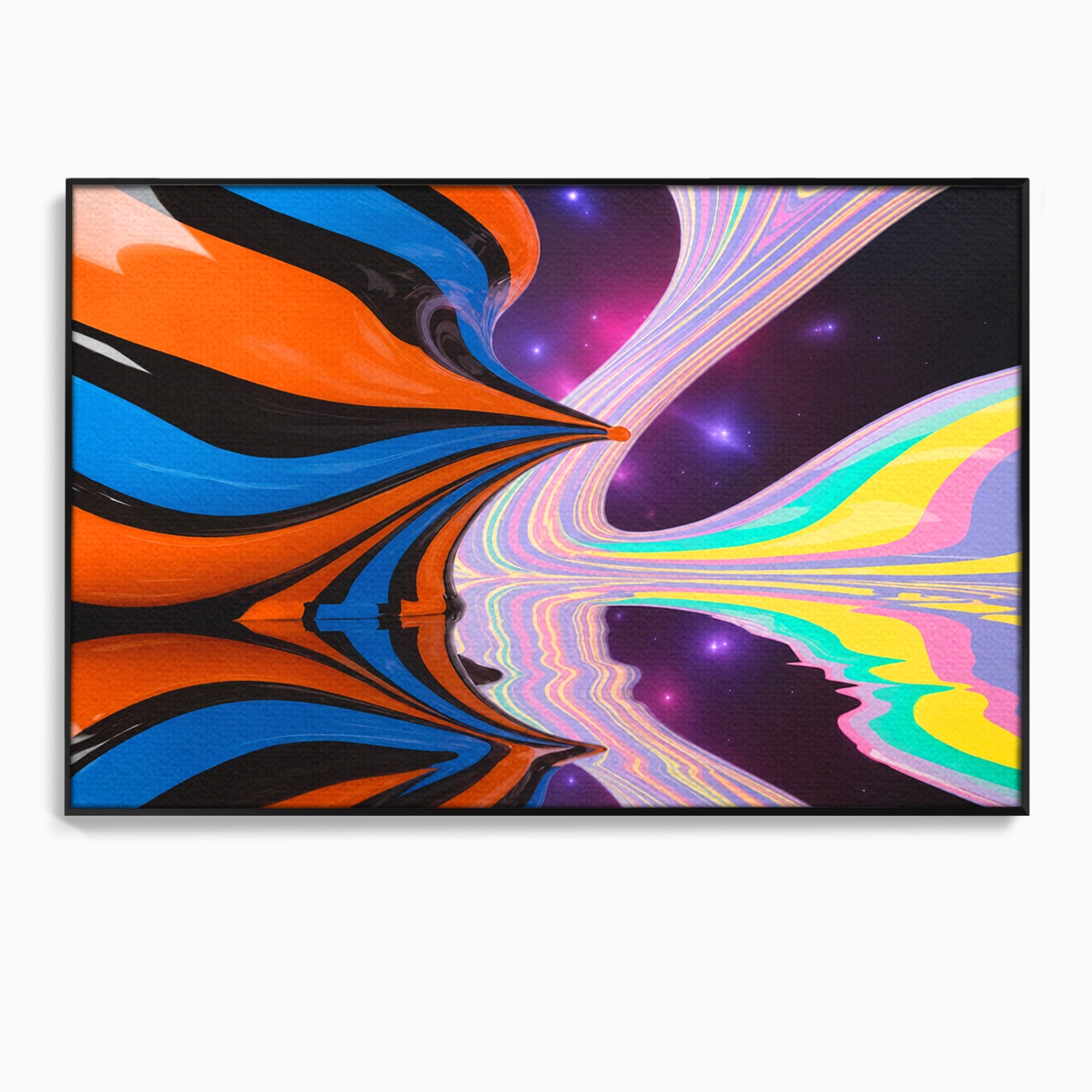 Tablou Canvas Premium LuxCanva® C1321, Universul Curcubeu, Abstract, Spatiu, Curcubeu, Living, Modern, Culori Vibrante