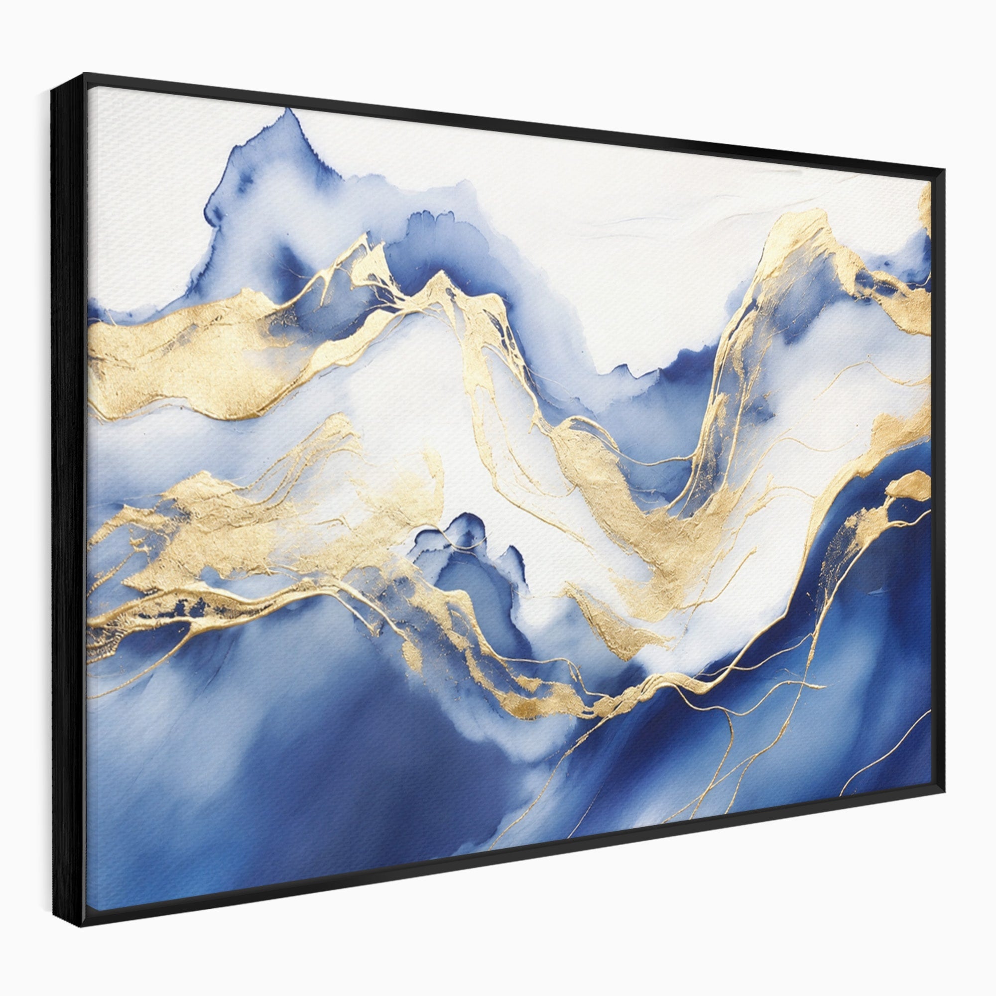 Tablou Canvas Premium LuxCanva® C1323, Valuri Abstracte, Valuri, Abstract, Peisaj, Modern, Living, Birou, Culori Vibrante