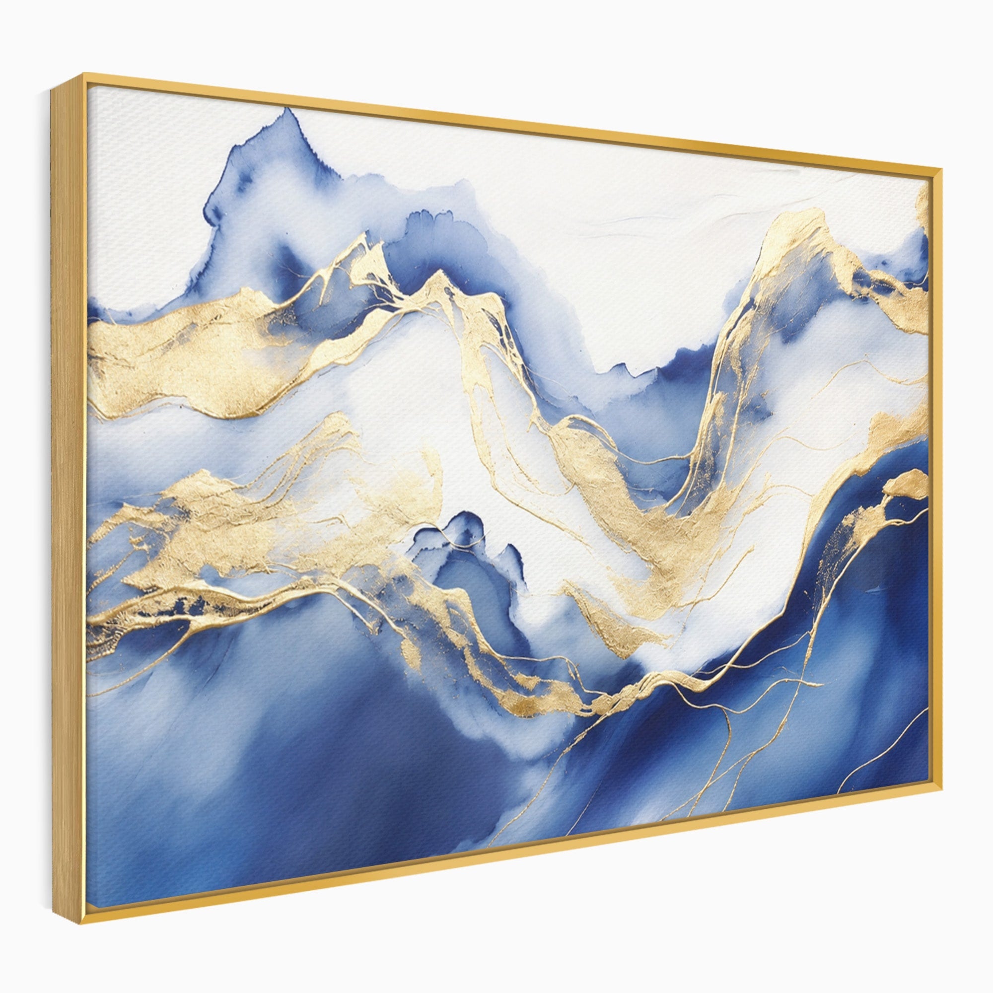 Tablou Canvas Premium LuxCanva® C1323, Valuri Abstracte, Valuri, Abstract, Peisaj, Modern, Living, Birou, Culori Vibrante